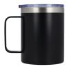 T-ceramic Mug thermo avec couvercle Danube 350ml Noir | sans marquage | non disponible | non disponible | non disponible