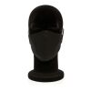 Masque barrière réutilisable à 2 couches en coton noir | sans marquage | non disponible | non disponible