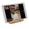 Tablette en bambou et support téléphone marron | sans marquage | non disponible | non disponible