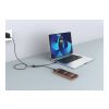 Câble 100W à double sortie USB-C Terra RCS noir-gris