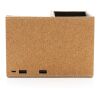 Porte-stylo en liège et chargeur sans fil 5W marron | sans marquage | non disponible | non disponible