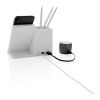 Chargeur 10W avec porte-stylo FSC® et RCS Ontario blanc | sans marquage | non disponible | non disponible