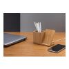 Chargeur sans fil 10W en bambou FSC® Calgary marron | sans marquage | non disponible | non disponible