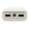 Batterie de secours 10.000 mAh en plastique recyclé RCS blanc | sans marquage | non disponible | non disponible