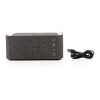 Enceinte avec chargeur à induction Vogue gris-noir | sans marquage | non disponible | non disponible