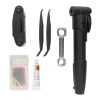 Kit de réparation vélo 17 pièces noir | sans marquage | non disponible | non disponible