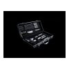 Set de 12 pcs pour barbecue en coffret aluminium argent-noir | sans marquage | non disponible | non disponible | non disponible
