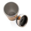 Mug double paroi en bambou marron | sans marquage | non disponible | non disponible