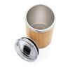 Tasse coffee to go en bambou marron | sans marquage | non disponible | non disponible