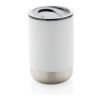 Mug en acier inoxydable recyclé RCS blanc | sans marquage | non disponible | non disponible