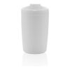 Mug en PP recyclé GRS avec couvercle à bascule blanc | sans marquage | non disponible | non disponible