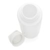 Bouteille 500ml en PP recyclé RCS et avec poignée blanc | sans marquage | non disponible | non disponible