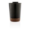 Mug en liège 300ml noir | sans marquage | non disponible | non disponible | non disponible