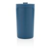 Mug 300ml isotherme et étanche en acier recyclé RCS bleu | sans marquage | non disponible | non disponible