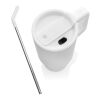 Mug 900ml en acier inoxydable recyclé Embrace RCS Blanc | sans marquage | non disponible | non disponible