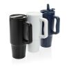 Mug 900ml étanche en acier inoxydable recyclé RCS Embrace noir | sans marquage | non disponible | non disponible