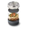 Bol à lunch en verre Black+Blum 750ml argent | sans marquage | non disponible | non disponible