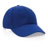 Casquette 6 panneaux en coton recyclé 280gr IMPACT bleu | sans marquage | non disponible | non disponible | non disponible