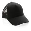 Casquette de routier 5 panneaux coton recyclé Impact AWARE™ noir | sans marquage | non disponible | non disponible | non disponible