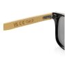 Lunettes de soleil en plastique recyclé RCS et bambou Prism marron | sans marquage | non disponible | non disponible