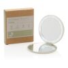 Miroir de maquillage à LED en plastique recyclé RCS Lumora beige | sans marquage | non disponible | non disponible