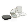 Miroir de poche en plastique recyclé RCS Reflecta blanc | sans marquage | non disponible | non disponible