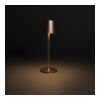 Lampe de table rechargeable par USB en plastique RCS Zenic bronze | sans marquage | non disponible | non disponible