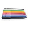Stylo couleur uni en ABS recyclé et certifié GRS Devin bleu marine | sans marquage | non disponible | non disponible