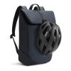 Sac à dos à rabat étanche Urban bleu marine chiné-noir | sans marquage | non disponible | non disponible