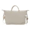 Sac week-end en toile recyclée 500 g/m² AWARE™ Kezar blanc | sans marquage | non disponible | non disponible | non disponible