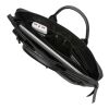 Sacoche ordinateur 14'' Swiss Peak en PU recyclé GRS noir | sans marquage | non disponible | non disponible