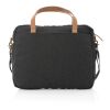 Sac ordinateur Impact AWARE™ en toile 16oz recyclé noir | sans marquage | non disponible | non disponible | non disponible