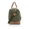 Sac weekend Impact AWARE™ en toile 16oz recyclé vert | sans marquage | non disponible | non disponible | non disponible