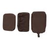 Lot de cubes de rangement en nylon recyclé RCS KENTO URBAN marron
