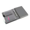 Conférencier A5 Impact en rPET AWARE™ gris | sans marquage | non disponible | non disponible