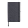 Carnet A5 à couverture rigide en cuir recyclé gris | sans marquage | non disponible | non disponible