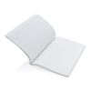 Carnet de notes A5 à couverture souple en papier minéral IMP blanc | sans marquage | non disponible | non disponible