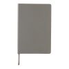 Carnet A5 à couverture rigide FSC® gris | sans marquage | non disponible | non disponible