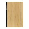 Carnet de notes A5 en bambou Scribe noir | sans marquage | non disponible | non disponible