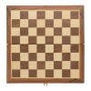 Jeu d'échecs pliable en bois FSC® marron | sans marquage | non disponible | non disponible