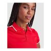 Polo de sport Tamil à manches courtes pour femme Standard | Bleu royal-Blanc | XL | sans marquage | non disponible | non disponible | non disponible