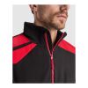 Veste unisexe en micropolaire Terrano Standard | Noir-Rouge | M | sans marquage | non disponible | non disponible