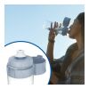 BRITA VITAL Bouteille filtrante avec 2 filtres, 600 ml bleu