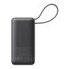 Powerbank 30W avec câble USB-C intégré Anker Nano noir