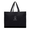 VINGA Grand tote bag en toile recyclée AWARE™ Hilo noir | sans marquage | non disponible | non disponible | non disponible