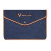 VINGA Bosler Housse ordinateur 14" en toile recyclée GRS bleu marin | sans marquage | non disponible | non disponible