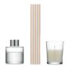 Set de bougies diffuseur beige