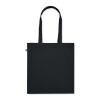 Sac shopping en coton bio noir | sans marquage | non disponible | non disponible | non disponible