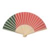 Eventail à motif de drapeau multicolore | sans marquage | non disponible | non disponible