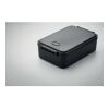 Lunch box PP recyclé 2200 ml noir | sans marquage | non disponible | non disponible | non disponible